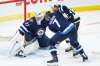 Last season, Connor Hellebuyck faced more difficult shots more often, and the easy shots that boost save percentage went down. (John Woods / Winnipeg Free Press files)