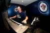 JOHN WOODS / WINNIPEG FREE PRESS
Jets’ organist Chris Eccles is a rocker so hip-hop song requests, even if they come from visiting Edmonton Oilers superstar Connor McDavid, will be rebuffed.