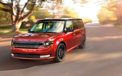 Ford 
Some drivers consider the seven-passenger Flex as more of a minivan than an SUV.