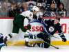 PHIL HOSSACK / WINNIPEG FREE PRESS FILES
Winnipeg Jets' Mark Letestu, right, played the first seven games of the season before being diagnosed with myocarditis, a swelling of the heart caused by a virus.