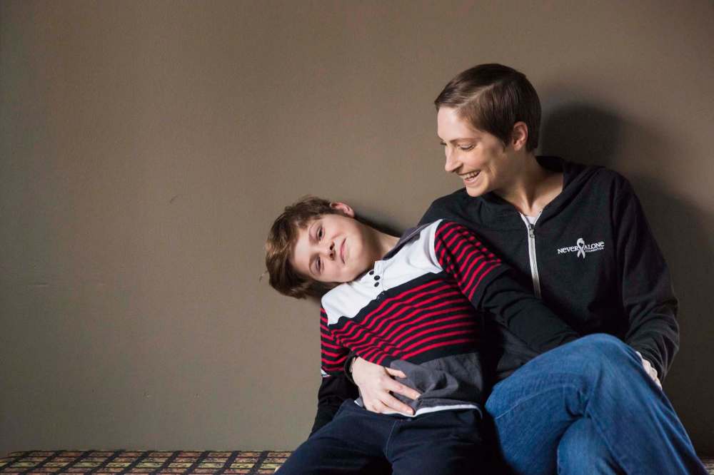 photos by MIKAELA MACKENZIE / WINNIPEG FREE PRESS
Winnipeg actress Catherine Wreford (left) and her nine-year-old son, Elliot Ledlow, will share the stage in the new Royal MTC production Fun Home, which opens Nov. 14 at the Tom Hendry Warehouse Theatre.