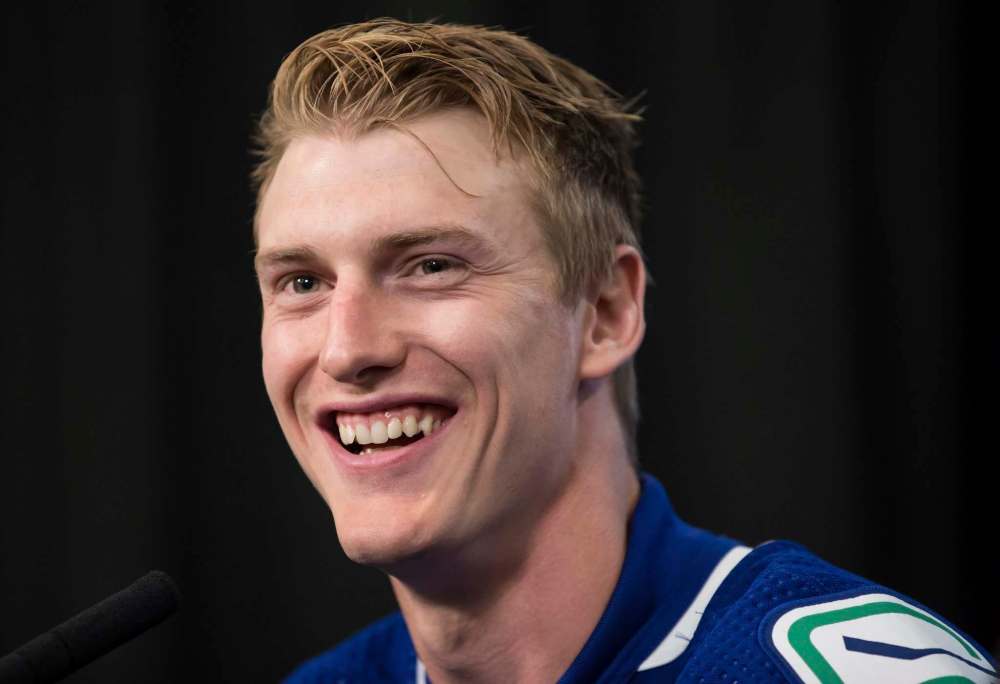 THE CANADIAN PRESS/Darryl Dyck
Defenceman Tyler Myers signed a five-year contract with the Vancouver Canucks in July.