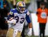 Jeff McIntosh / The Canadian Press Files
Winnipeg Blue Bombers' Andrew Harris was one of six Bombers named CFL divisional all-stars on Wednesday. Harris led the league in rushing for a third-straight season, finishing with 1,380 rushing yards and four touchdowns in 16 games.