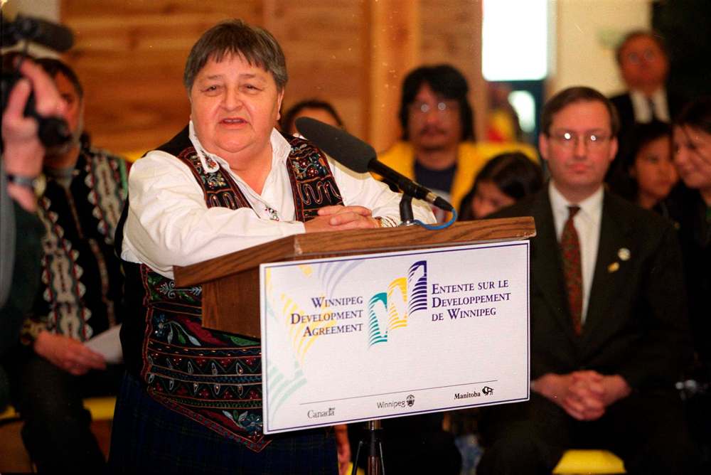 BORIS MINKEVICH / WINNIPEG FREE PRESS FILES
Richard was passionate about the retention of Aboriginal languages.