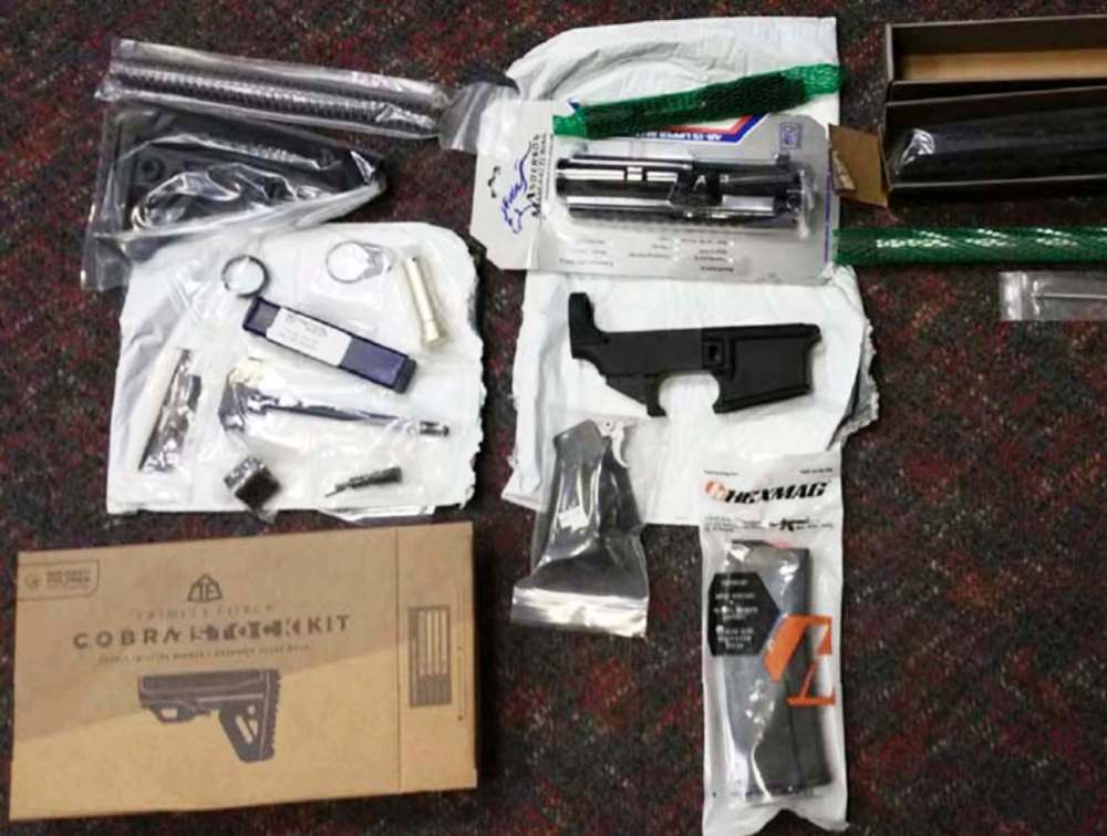 ASSOCIATED PRESS files
A ghost-gun kit provides all pieces necessary to assemble a working weapon.