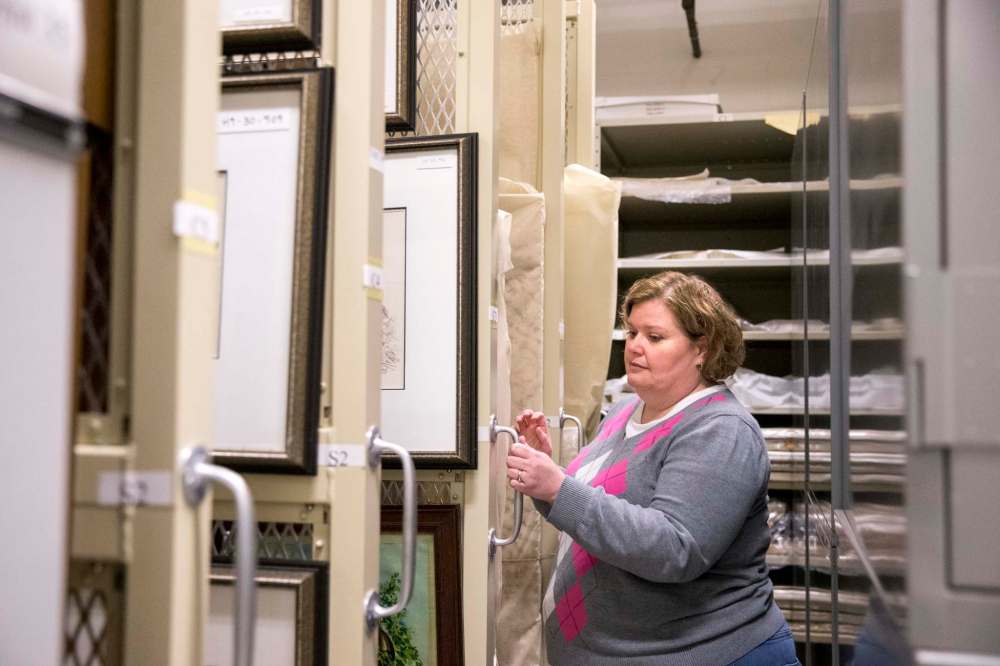 Cindy Colford, manager of collections and conservation at the Manitoba Museum, says museums have continued to collect, while budgets to care for collections haven't kept pace. (Mikaela MacKenzie / Winnipeg Free Press)