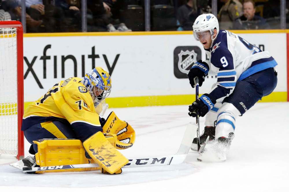 In terms of shooting, Copp is an average Jets forward, but his playmaking has stepped up this season. (Mark Humphrey / The Associated Press files)