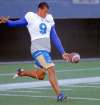 BORIS MINKEVICH / WINNIPEG FREE PRESSWinnipeg Blue Bombers football practice at IGF. Justin Medlock (white #9). June 20, 2016.