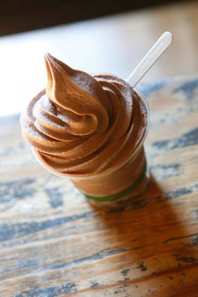 JOHN WOODS / WINNIPEG FREE PRESS
Chocolate vegan ice cream at Boon Burger.