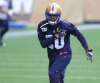 Winnipeg Blue Bomber practice - #20 Johnny Adams. BORIS MINKEVICH / WINNIPEG FREE PRESS PHOTO Sept. 8, 2015