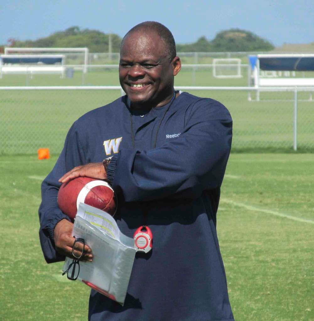 Defensive co-ordinator Richie Hall
Paul Wiecek / Winnipeg Free Press Files