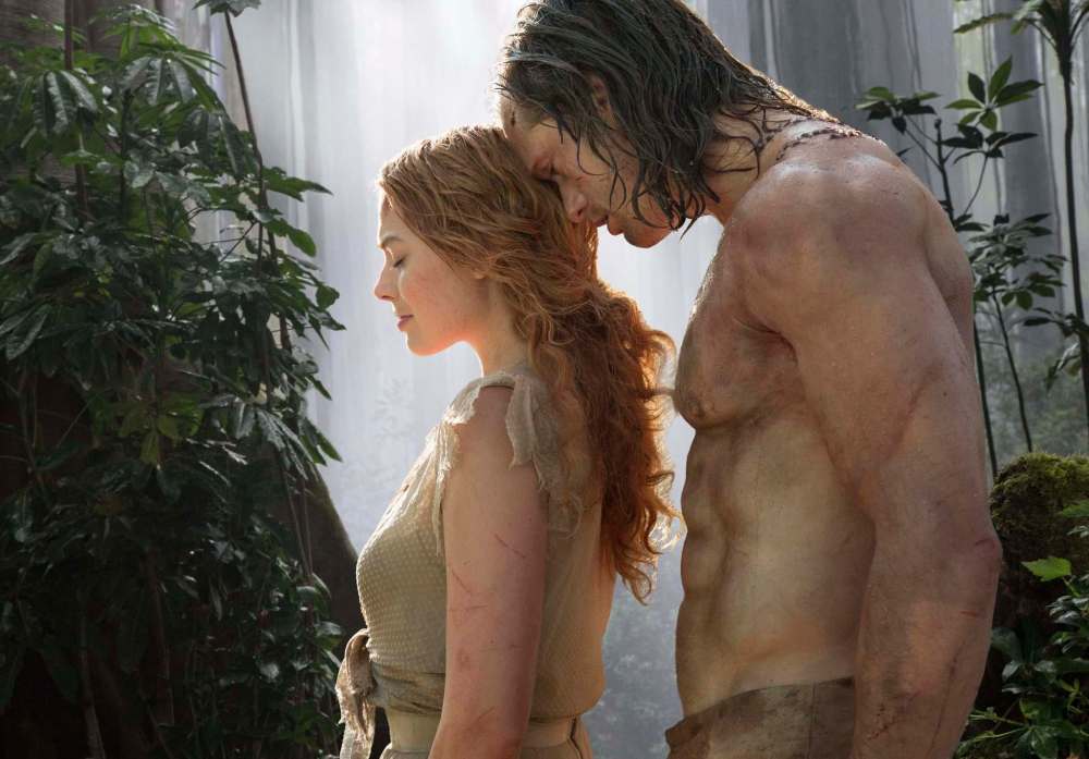 JONATHAN OLLEY / WARNER BROS.
Margot Robbie and Alexander Skarsgård star in The Legend of Tarzan.
