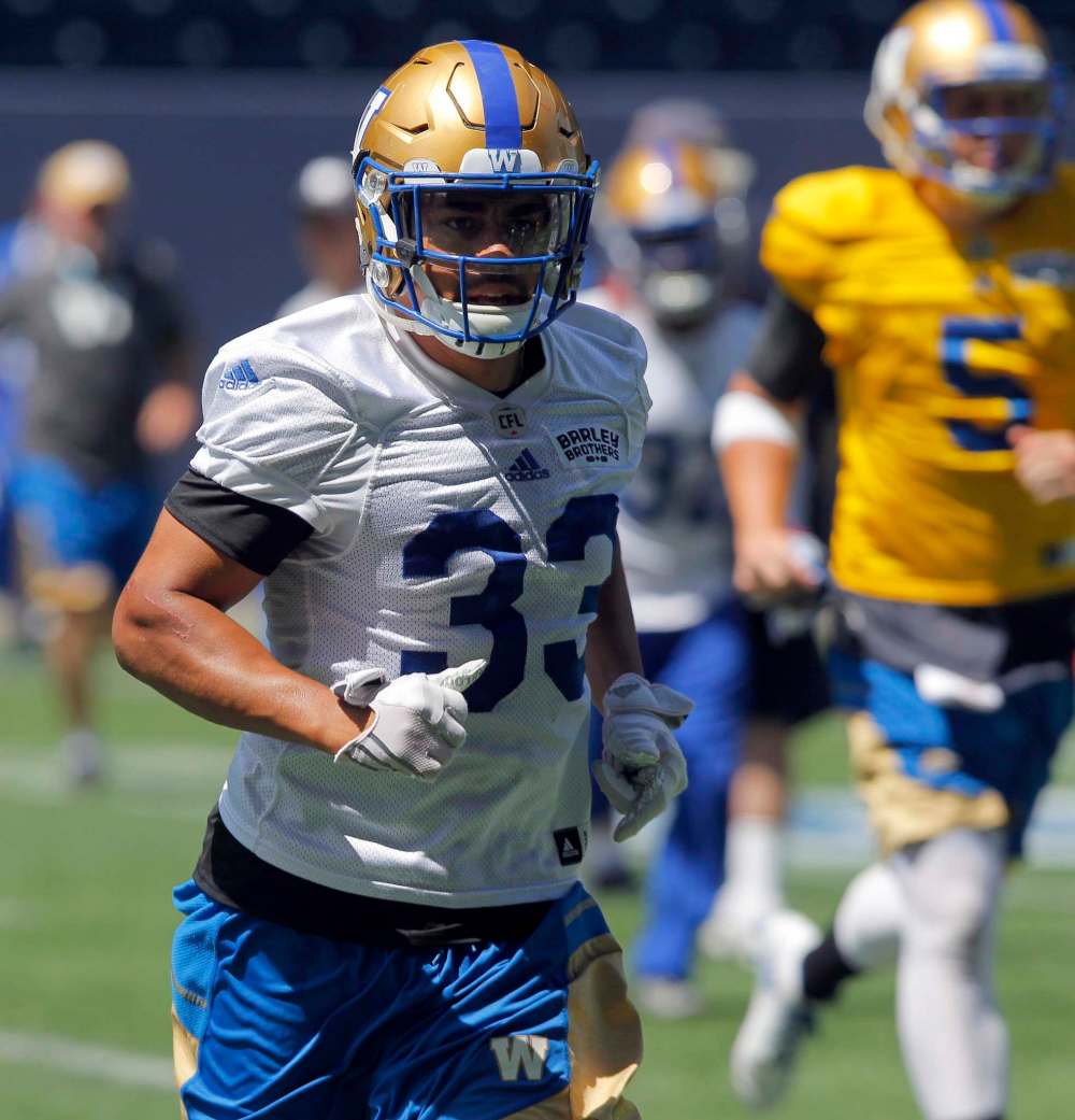 BORIS MINKEVICH / WINNIPEG FREE PRESS
At 29, the Winnipeg Blue Bombers Andrew Harris is still considered one of the premier backs in the league.