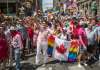 MARK BLINCH / CANADIAN PRESS FILES
Prime Minister Justin Trudeau takes part in Toronto's Pride Parade last Sunday.