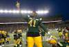 Jason Franson / The Canadian Press
Edmonton Eskimos' Odell Willis (41) celebrates a play against the Saskatchewan Roughriders during second half action in Edmonton, Alta., on Friday July 8, 2016.