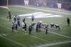 DAVID LIPNOWSKI / WINNIPEG FREE PRESS
The Winnipeg Blue Bombers practise in the rain at Investors Group Field.