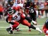 JUSTIN TANG / THE CANADIAN PRESS
Calgary Stampeders' running back Jerome Messam averages seven yards a carry against the Bombers.