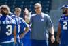 RUTH BONNEVILLE / WINNIPEG FREE PRESS
Head Coach Mike O'Shea leads the Bombers through practice at Investors Group Field Wednesday.