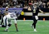 New Orleans Saints' Drew Brees throws during the first half the NFL football NFC championship game against the Los Angeles Rams Sunday, Jan. 20, 2019, in New Orleans. (AP Photo/David J. Phillip)