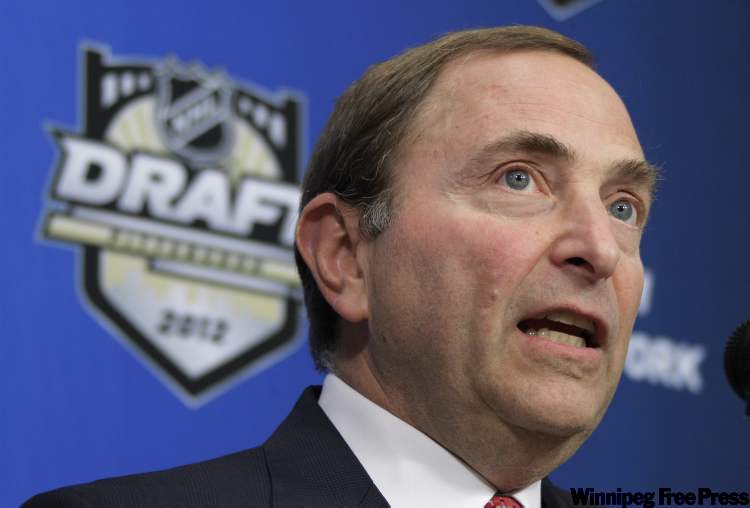 CP
NHL Commissioner Gary Bettman