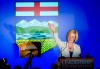 NDP leader Rachel Notley speaks on stage after being named Alberta's new Premier in Edmonton on Tuesday, May 5, 2015. THE CANADIAN PRESS/Nathan Denette