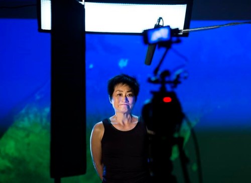 Canadian actor Jean Yoon is recorded at the AstrLab Studios, volunteering with ARCA (Artists for Real Climate Action) which is a grass roots, non-partisan group of actors, filmmakers, writers, graphic designers, comedians visual artists and broadcasters who have come together to marshal their persuasive powers towards climate actionas being the number one issue in the fall federal election in Toronto on Tuesday, September 17, 2019. THE CANADIAN PRESS/Nathan Denette