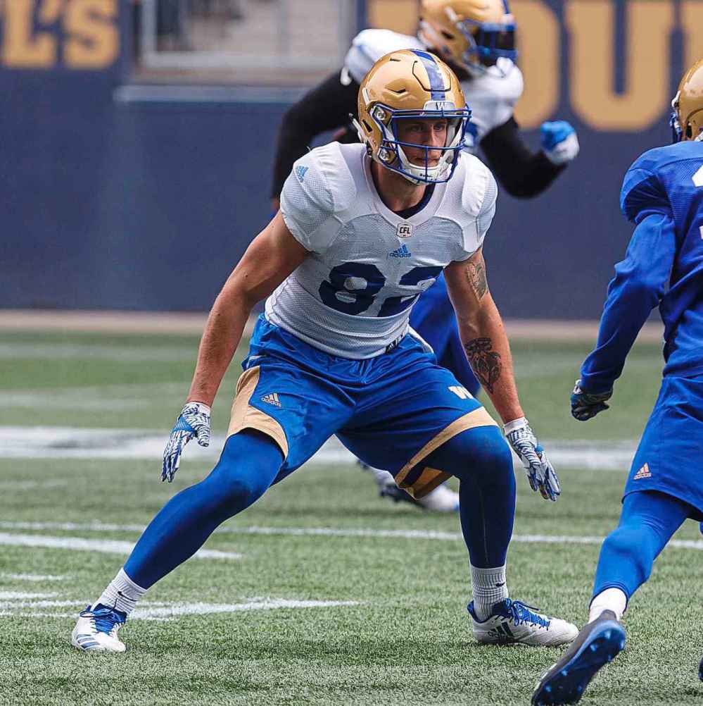 MIKE DEAL / WINNIPEG FREE PRESS
Drew Wolitarsky is the consensus number one wide receiver but he has competition.
