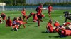 Members of the Canadian Women's National Team warm up during a practice session at Stade Paul Bourgeat in Grieres, France, just outside of Grenoble on Wednesday, June 12, 2019. THE CANADIAN PRESS/Neil Davidson