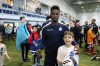 Elton John poses with 8-year-old Kyriakos Theoharopoulos at the HFX Wanderers FC autograph signing in Halifax, March 20, 2019. HFX Wanderers FC boasts the biggest name in the Canadian Premier League even if the fame has to be share. Elton John is used to the attention his name brings. THE CANADIAN PRESS/HO-HFX Wanderers FC MANDATORY CREDIT