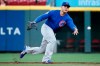 FILE - In this June 22, 2018, file photo, Chicago Cubs first baseman Anthony Rizzo tosses the ball to first for the out on a grounder by Cincinnati Reds' Jesse Winker during the second inning of a baseball game in Cincinnati. For Rizzo, spring training sure has a different feel this year. The three-time All-Star showed up cracking jokes and slinging one-liners as he set out to help the Chicago Cubs bounce back from a disappointing finish last season. (AP Photo/John Minchillo, File)