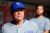 FILE - In this Sept. 25, 2018, file photo, Kansas City Royals manager Ned Yost stands in the dugout during the fourth inning of the team's baseball game against the Cincinnati Reds, in Cincinnati. ‚ÄúI was so enthused with the progress we made in the last half of the season last year, how well these kids played,‚Äù Yost said. ‚ÄúAll the hard work they put in every single day when nobody was looking, it finally started to pay off for them the last six weeks. I just think we continue to pick up where we left off. Where we left off is OK.‚Äù (AP Photo/John Minchillo, File)