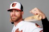 FILE - In this 2019 file photo, Chris Davis of the Baltimore Orioles baseball team poses in Sarasota, Fla. Davis went hitless in his first four at-bats this spring, striking out three times, before hitting a home run against Tampa Bay on Tuesday. Working with new hitting coach Don Long, Davis feels like he‚Äôs getting a fresh start. (AP Photo/Lynne Sladky, File)