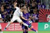 FILE - In this Aug. 3, 2019, file photo, FC Dallas midfielder Paxton Pomykal, left, clears the ball away from Orlando City forward Tesho Akindele during the second half of an MLS soccer match, in Orlando, Fla. Defender Sergiño Dest and midfielder Paxton Pomykal are joining the U.S. national team for the first time, among 26 players on the roster for exhibitions against Mexico and Uruguay. (AP Photo/John Raoux, File)