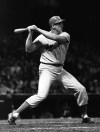 FILE - In this May 18, 1968, file photo, Washington Senators slugger Frank Howard connects for a ninth inning home run against the Detroit Tigers, in Detroit. They painted the seats white where Hondo's shots landed in the upper deck.(AP Photo/stf)