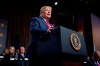 President Donald Trump speaks at the Economic Club of New York at the New York Hilton Midtown in New York, Tuesday, Nov. 12, 2019. (AP Photo/Andrew Harnik)