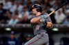 FILE- In this Aug. 16, 2018, file photo, Arizona Diamondbacks' A.J. Pollock bats during the first inning of a baseball game against the San Diego Padres in San Diego. Pollock was introduced to Los Angeles Dodgers' fans Saturday, Jan. 26, 20189, shortly after his four-year, $55 million contract with the cub became official. (AP Photo/Orlando Ramirez, File)