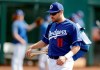 FILE - In this Feb. 24, 2019, file photo, Los Angeles Dodgers' A.J. Pollock walks to the field for a spring training baseball game against the Los Angeles Angels in Glendale, Ariz. Pollock signed a $55 million, four-year deal to leave division rival Arizona. He gives the Dodgers a right-handed bat to complement their deep lineup. (AP Photo/Darron Cummings, File)