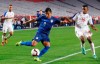 FILE - In this Sunday, Jan. 27, 2019, file photo, United States defender Nick Lima (2) gets set to kick the ball as Panama midfielder Edson Samms (16) and defends during the second half of an international friendly soccer game in Phoenix. A new coach with a new system brings new opportunities for several players looking to make the most of that chance for the U.S. men's national soccer team. Lima seized that moment in his national team debut against Panama in the first game under new U.S. coach Gregg Berhalter and looks to build on that Saturday when the Americans complete their January camp with a game against Costa Rica at Avaya Stadium. (AP Photo/Ross D. Franklin, File)