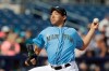 FILE - In this Monday, Feb. 25, 2019, file photo, Seattle Mariners' Yusei Kikuchi throws during the first inning of a spring training baseball game against the Cincinnati Reds in Peoria, Ariz. Kikuchi was determined from the time he was 15 years old to be the next great Japanese import to dazzle American fans and befuddle major league hitters. That dream is now the reality for the newest starting pitcher for the Mariners. (AP Photo/Darron Cummings, File)