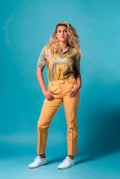 This Aug. 13, 2019 photo shows singer Tori Kelly during a portrait session in New York to promote her latest project, “Inspired by True Events,” released this month. (Photo by Christopher Smith/Invision/AP)