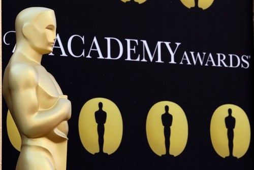 FILE - In this March 5, 2010 file photo, an Oscar statue stands on the red carpet outside the 82nd Academy Awards in Los Angeles, Calif. The Board of Governors of the Academy of Motion Picture Arts and Sciences approved rules for the 85th Academy Awards, on Thursday, June 28, 2012, with the most significant changes affecting the Music, Foreign Language Film, Makeup and Visual Effects categories. The 85th Academy Awards will be held on Sunday, Feb. 24, 2013, at the Dolby Theatre in Los Angeles. (AP Photo/Amy Sancetta, file)