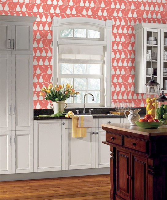 retro kitchen print wallpaper at caitlin hume blog... Put ‘kitsch’ back in kitchen: Some embrace quirky wallpapers, retro ...
