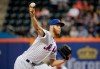 New York Mets' Zack Wheeler delivers a pitch during the first inning of a baseball game against the Philadelphia Phillies, Tuesday, April 23, 2019, in New York. (AP Photo/Frank Franklin II)
