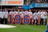 The 1969 mets leave the field after a pre-game ceremony to honor them before a baseball game against the Atlanta Braves Saturday, June 29, 2019, in New York. (AP Photo/Frank Franklin II)
