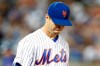 New York Mets' starting pitcher Jacob deGrom leaves the field after allowing a three-run home run to Chicago Cubs' Victor Caratini during the seventh inning of a baseball game Thursday, Aug. 29, 2019, in New York. (AP Photo/Kathy Willens)