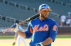 In this June 8, 2019 photo New York Mets' Robinson Cano leaves the field after batting practice before a baseball game against the Colorado Rockies in New York. Cano is right back on the injured list. Four days after returning to the lineup, the second baseman was placed on the 10-day IL again by the Mets with tightness in his left quadriceps. The move was made Sunday, June 9, 2019 retroactive to Thursday. (AP Photo/Bill Kostroun)