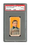 This image provided by SCP Auctions shows a 1909-11 T206 Honus Wagner baseball card. On Tuesday, May 28, 2019, SCP Auctions said that the card was sold privately for $1.2 million. (Courtesy of SCP Auctions via AP)