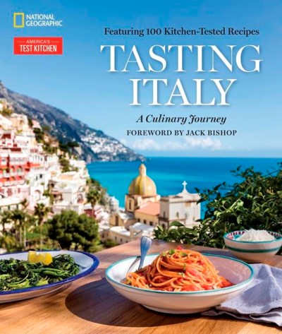 This image provided by America's Test Kitchen in January 2019 shows the cover for the cookbook 