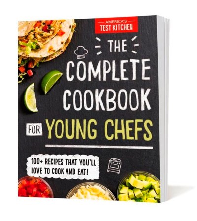This image provided by America's Test Kitchen in January 2019 shows the cover for the cookbook 