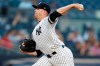 New York Yankees starting pitcher James Paxton throws during the first inning of the team's baseball game against the Texas Rangers, Tuesday, Sept. 3, 2019, in New York. (AP Photo/Kathy Willens)